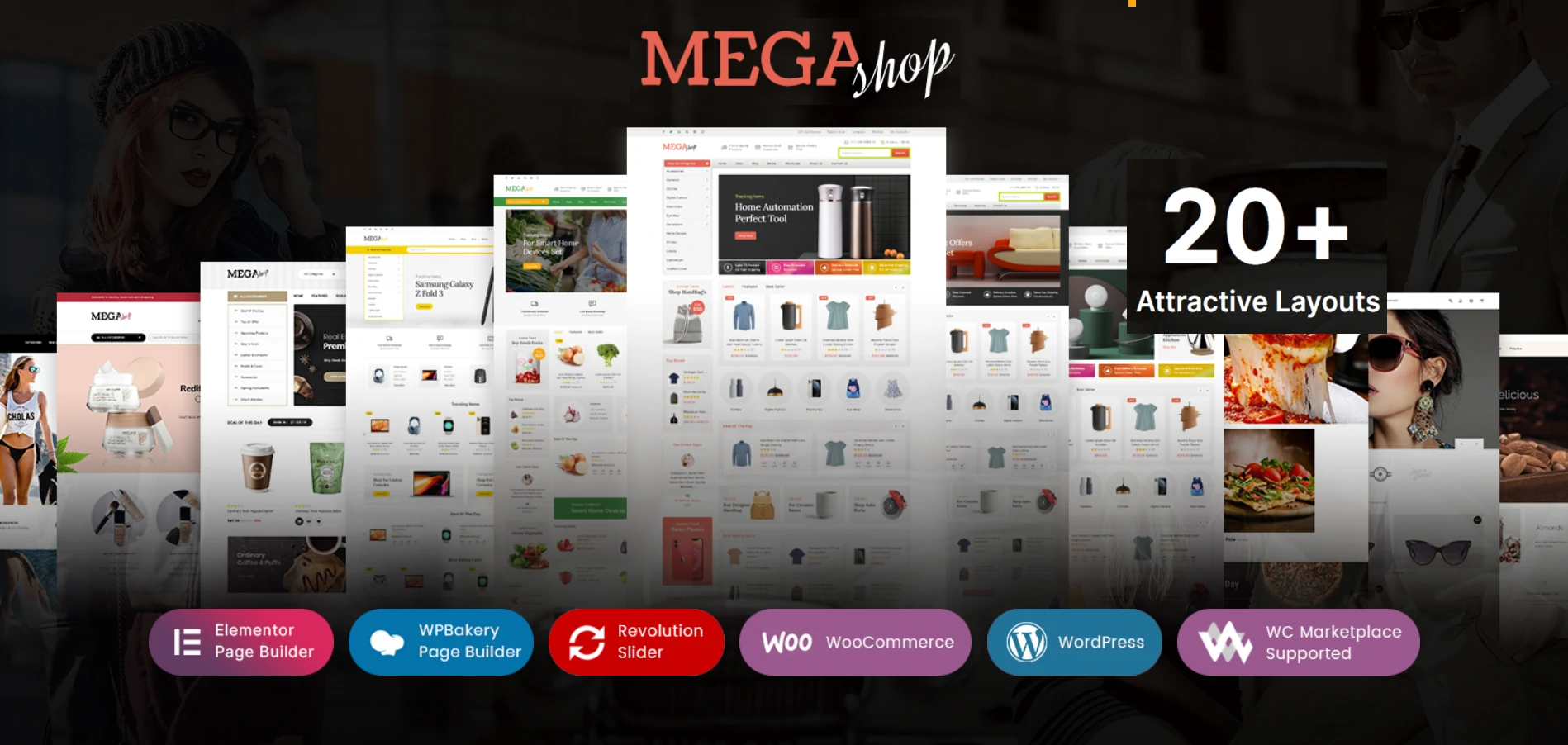 Mega Shop WooCommerce Responsive WordPress Theme